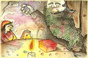 L'orco posò il vetro sotto un raggio di luce...