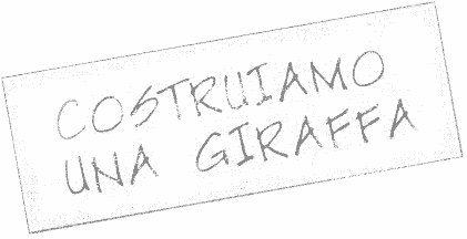 Costruiamo una giraffa di cartone